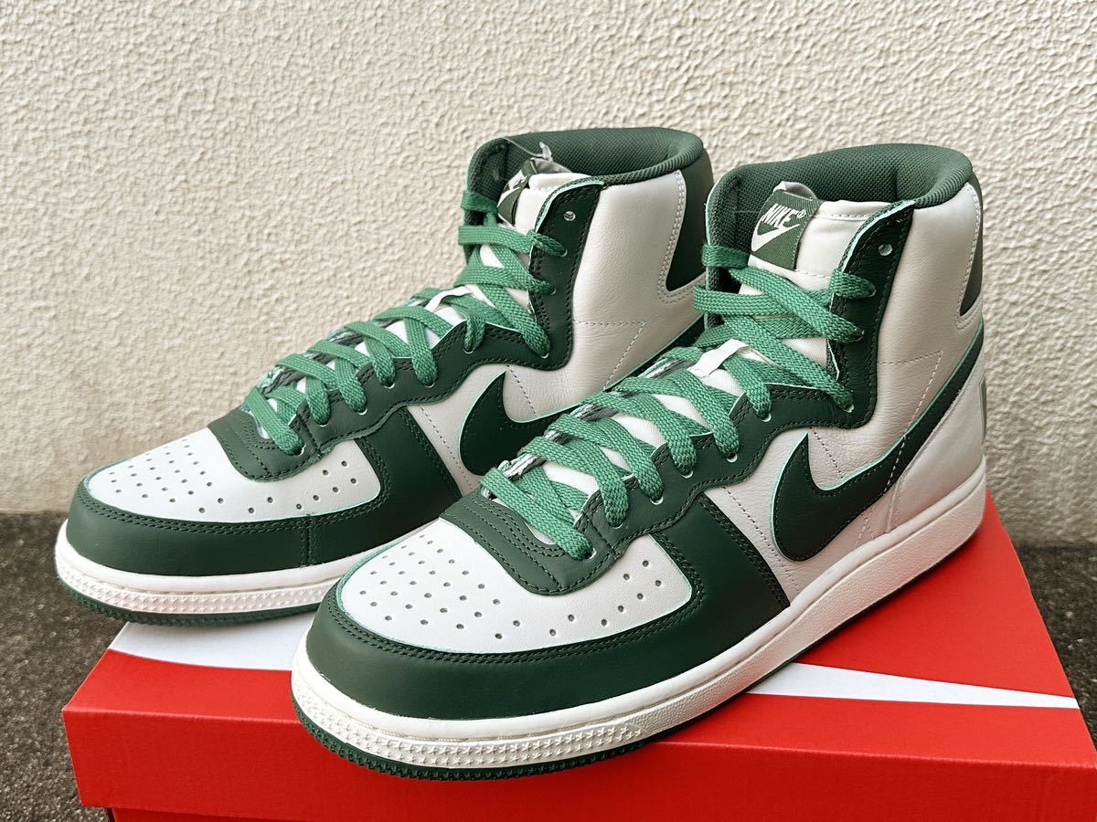 ●送料無料 28cm Nike Terminator High Noble Green● ナイキ エアフォースワン ターミネーター グリーン ホワイト_画像1