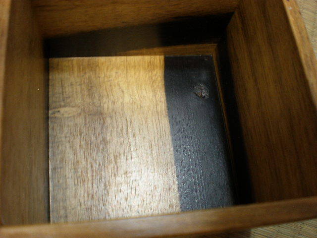 2, shogi piece box, rare . tree, black persimmon piece box, case 