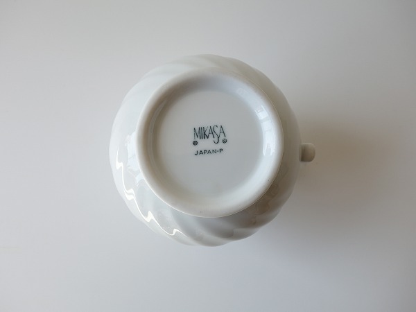 ブランド 食器 MIKASA レ・ブランク ミルクピッチャー 大 満水 300ml レンジ可 食洗機対応 美濃焼 日本製 陶器 クリーマー ラテアートの画像5