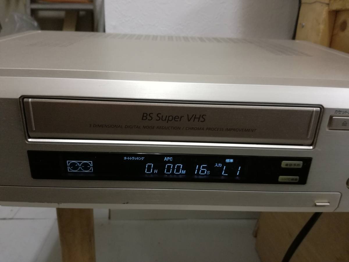 SONYソニーS-VHSビデオデッキSLV-RX9 動作確認済 リモコン付 送料込の画像8