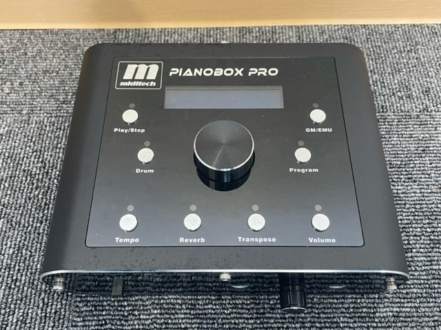 【BEF 312】PIANOBOX PRO GM & E-MU MIDI 音源モジュール 音楽 周辺機器 器材 通電確認済 中古 現状品の画像2