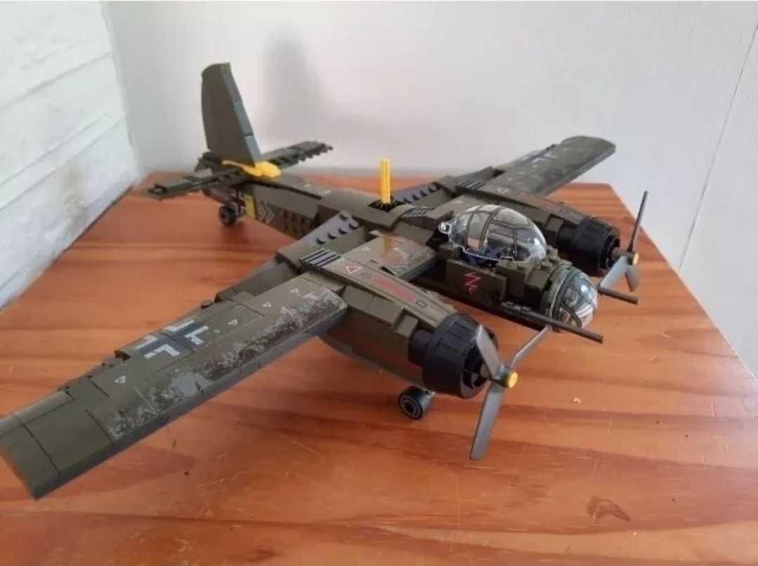 【新品】ドイツ空軍 ユンカースJu88夜間戦闘機レゴ互換品レゴブロックミリタリーLEGO _画像8