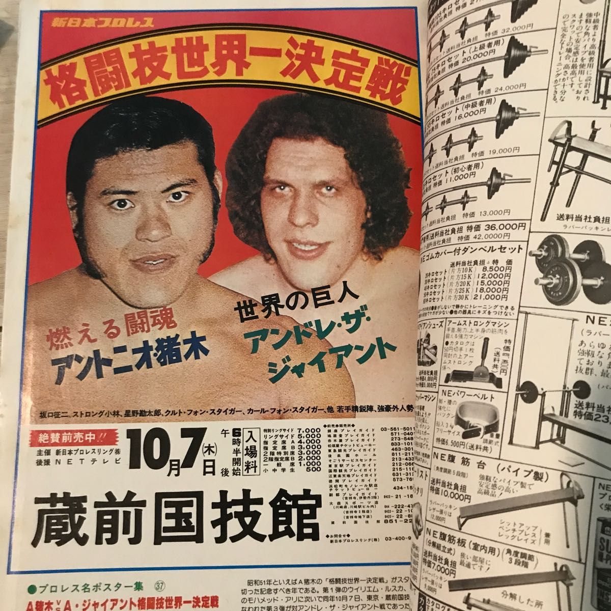 月刊ゴング2冊セット　プロレス