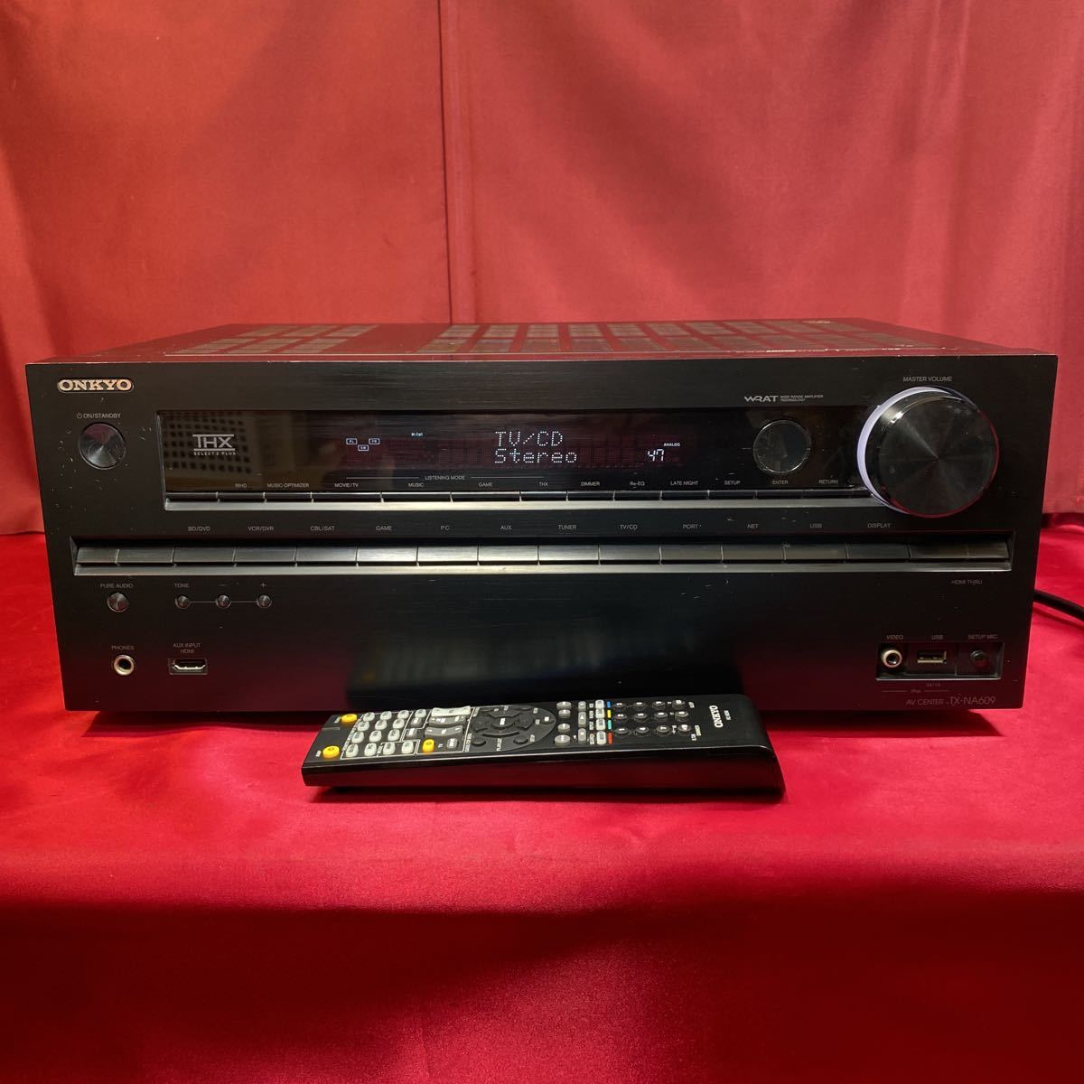 超特価】 ONKYO オンキョー AVアンプ リモコン付き TX-NA609通電確認