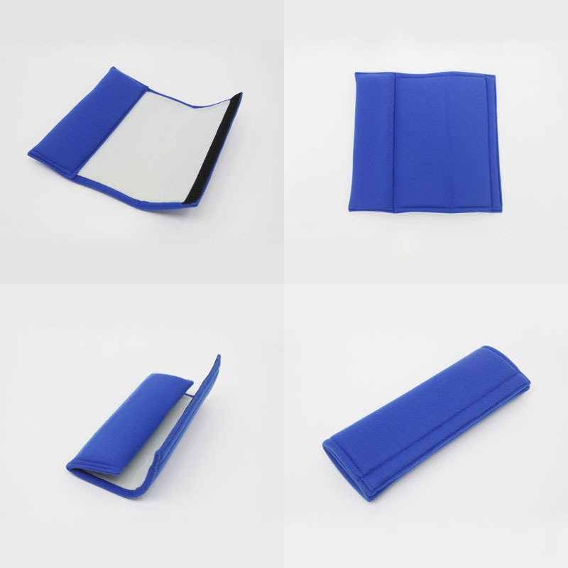 3 дюймовый ремень безопасности для плечо накладка голубой 2 шт. комплект ремень безопасности покрытие подушка текстильная застёжка тип 