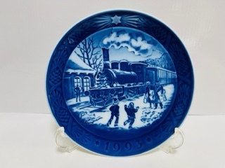 ロイヤルコペンハーゲン イヤープレート 1993 ROYAL COPENHAGEN YEAR PLATE 1993 『クリスマスのお客様』新品未使用