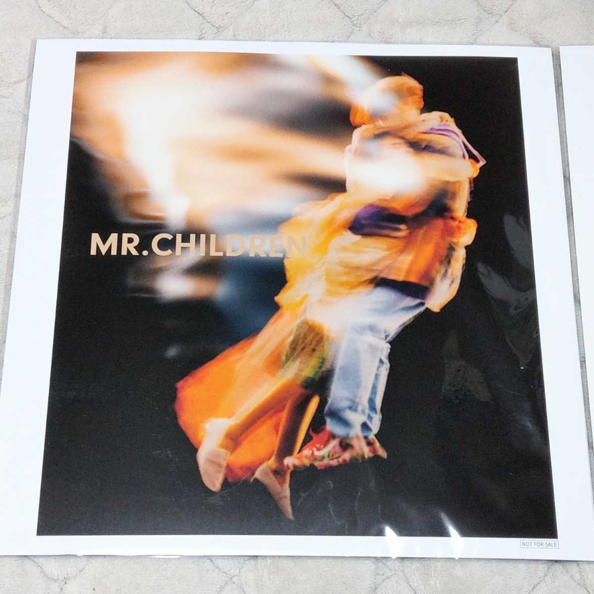 2枚デカジャケット Mr.Children 2011-2015 2015-2021 & NOW BEST ベストアルバム　ミスチル グッズ メガジャケ CD特典 ミニポスター_画像2