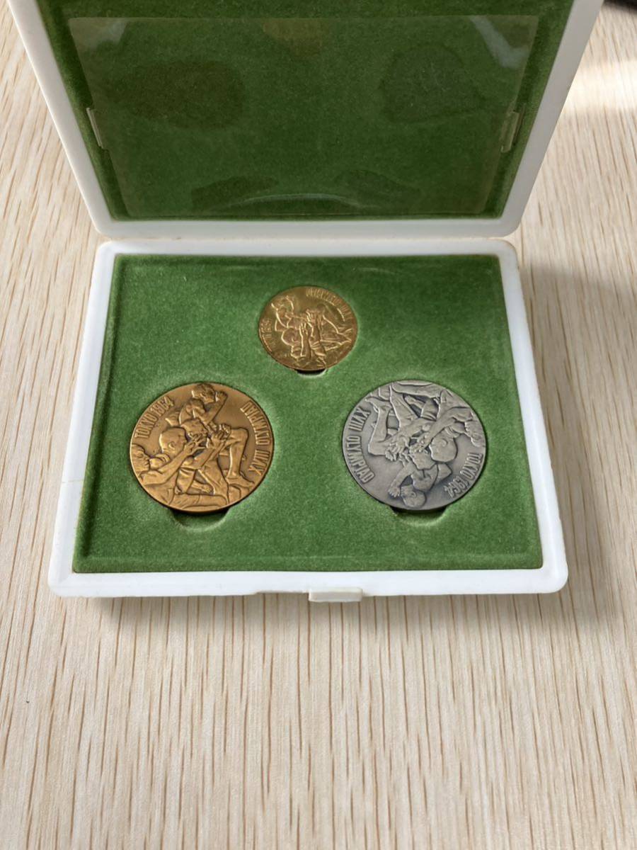　東京オリンピック　記念硬貨　銀　銅　セット　メダル　1964