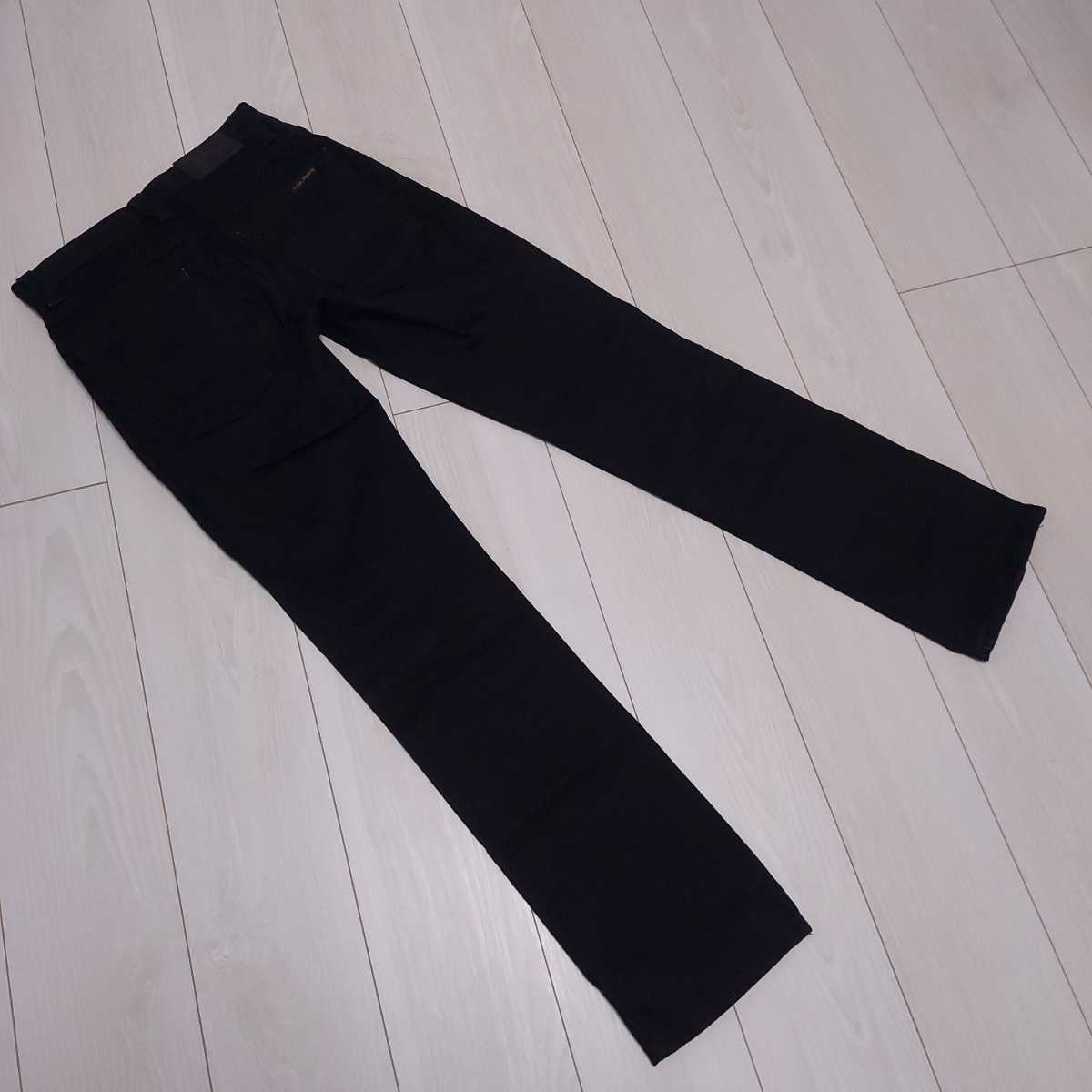 Nudie Jeans ヌーディージーンズ SLIM JIM/ORG DRY BLACKデニム Nudie Jeans ヌーディージーンズ SLIM JIM/ORG DRY BLACKデニム