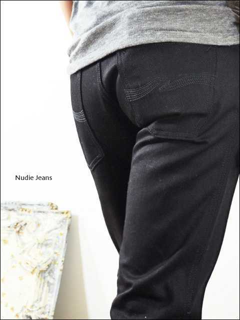 Nudie Jeans ヌーディージーンズ SLIM JIM/ORG DRY BLACKデニム Nudie Jeans ヌーディージーンズ SLIM JIM/ORG DRY BLACKデニム
