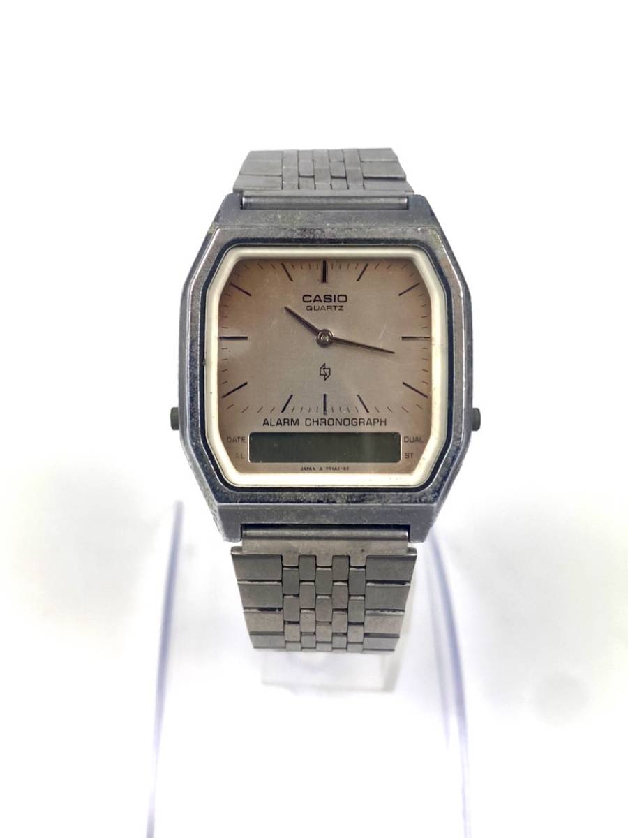 カシオ CASIO 腕時計 アラーム クロノグラフ AQ-200 クォーツ メンズ