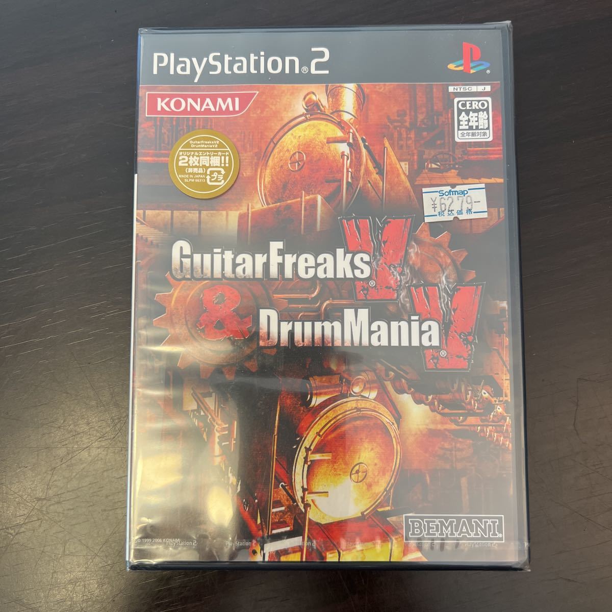 人気沸騰】 ギターフリークスV PS2 & ☆希少 新品未開封 ドラムマニア