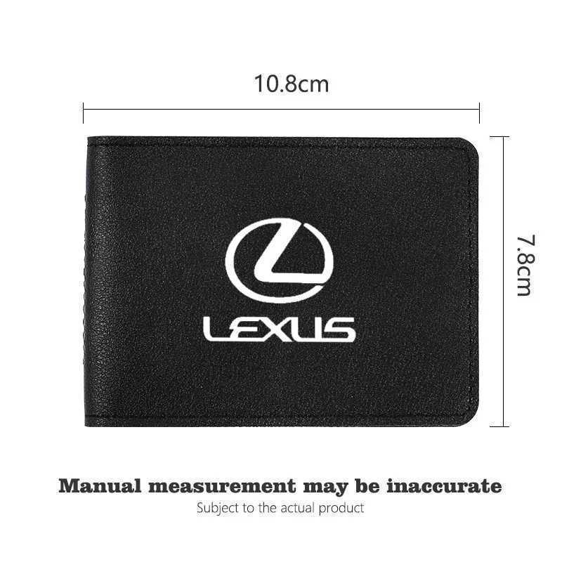 レクサス レザーカードケース【ブラック】薄型 LS500h GS300h GS350 GS450h IS300h IS350 CT200h RX300 RX450h NX300h RC300 RC-F GS-Fの画像4