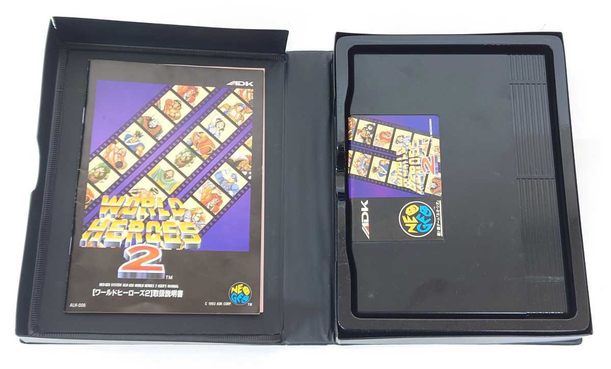 【BK-1716】 ADK WORLD HEROES 2 ワールドヒーローズ2 SNK 餓狼伝説 SPECIAL スペシャル ROM カセット 2本 セット レトロ カートリッジの画像3