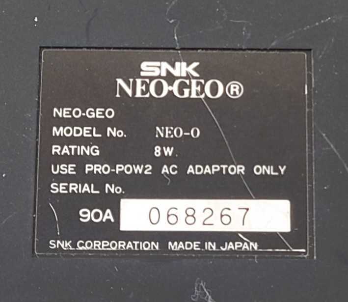 【BK-1715】 NEOGEO MAX 330 MEGA 本体 PRO-GEAR SPEC コントローラー 2点 セット レトロ ゲーム アーケード スティック 付属品有り 動作OKの画像4