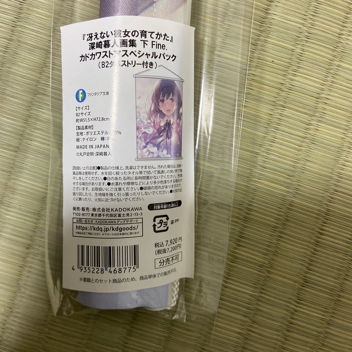 開店祝い 冴えない彼女の育て方 画集下 B2タペストリー