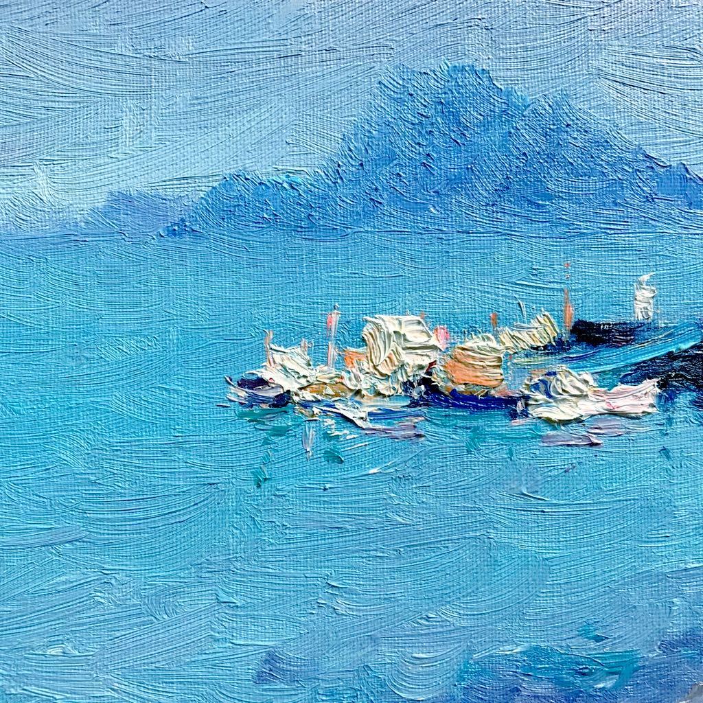 ☆【東欧の画家】Vitalie Zubco○大使館名誉賞画家○F4 油彩