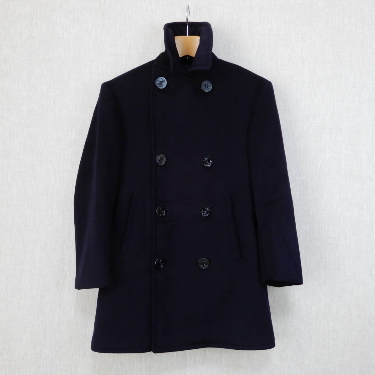 US NAVY P-COAT 1960s Size About36 Vintage アメリカ海軍 ピーコート 1960年代 サイズ36位 ヴィンテージ 米軍実物 グッドコンディション_画像2