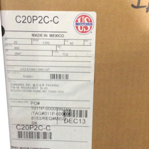 送料無料!!　US Motors モーター　C20P2C-C 60Hz VOLTS460 FR284T TYPE.TCE　【2000400716】
