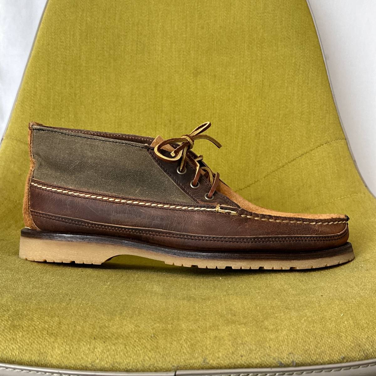  unused RED WING Red Wing J.CREW special order 4591 WABASHA CHUKKA multicolor waba car USA made 9.5E 27.5 corresponding leather shoes 