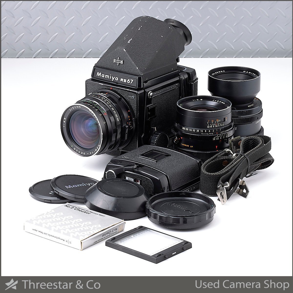 1円~ MAMIYA RB67 PRO S 50mm 90mm 180mm レンズセット ジャンク扱い