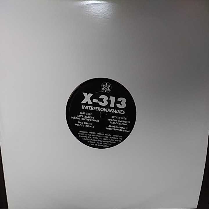 12inch US盤/X-313 INTERFERON REMIXES_画像1