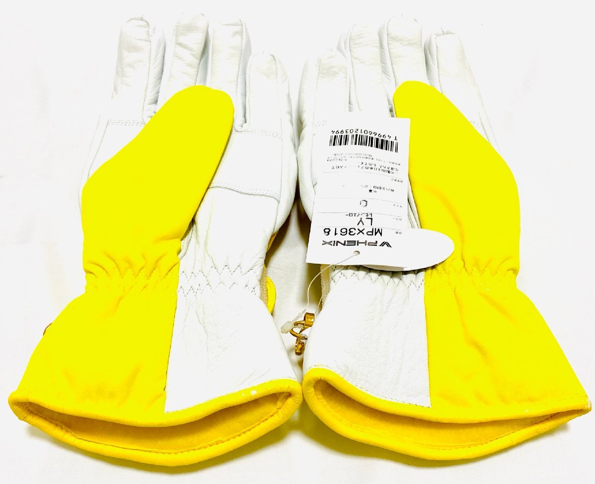 新品 タグ付き 未使用 Phenix フェニックス スキーグローブ スキー手袋 size0 sizeLL メンズ レディース イエロー 黄色 花柄 かわいい_画像4