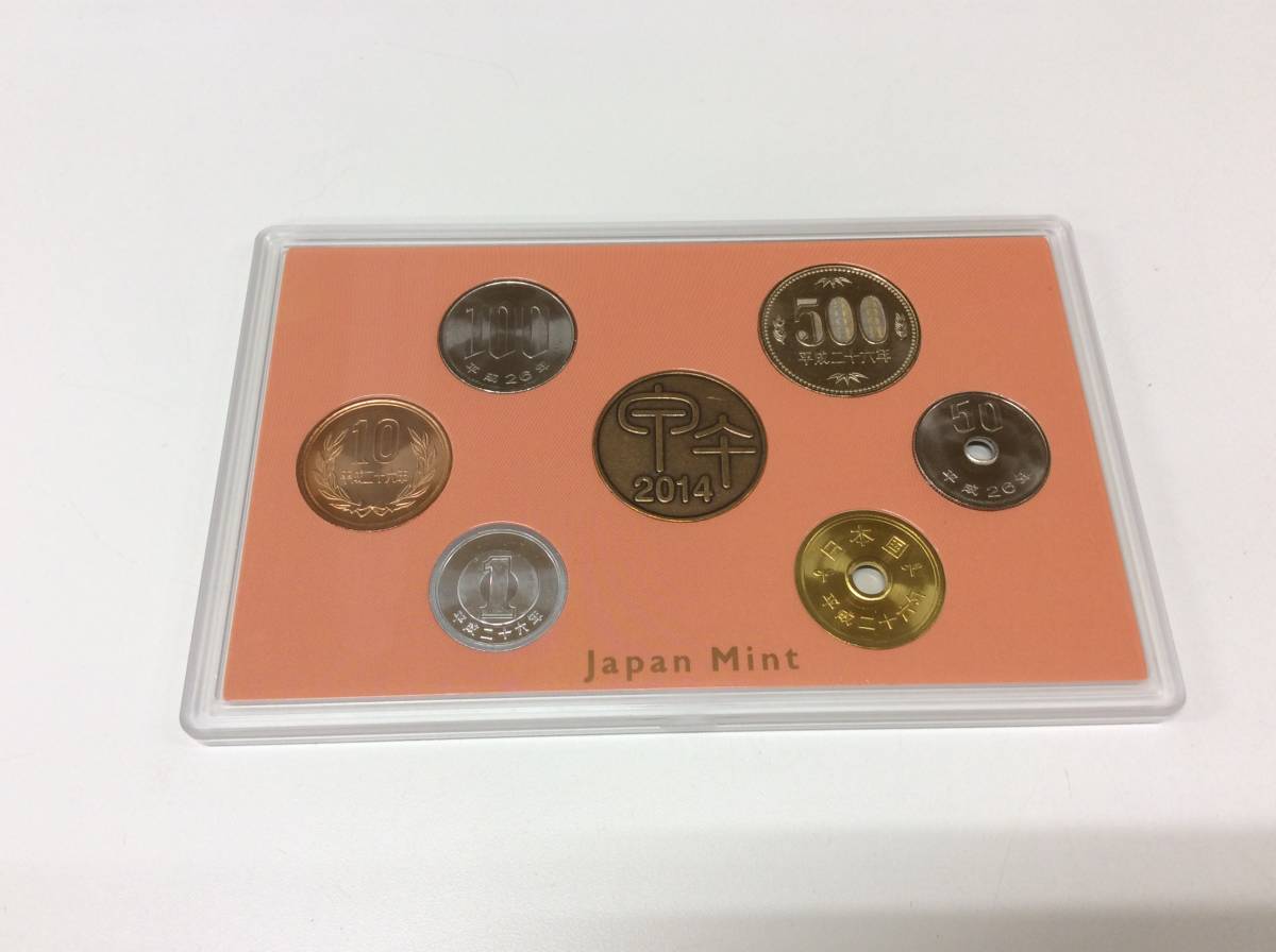 Japan　SET　MINT　2014年記念硬貨　お見舞い　Mint
