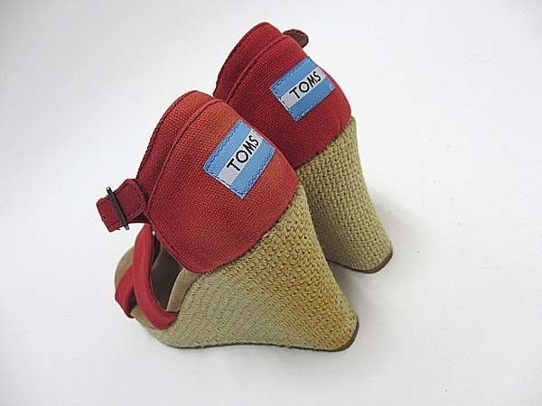 TOMS トムス ウェッジソール サンダル サイズ W7_画像6