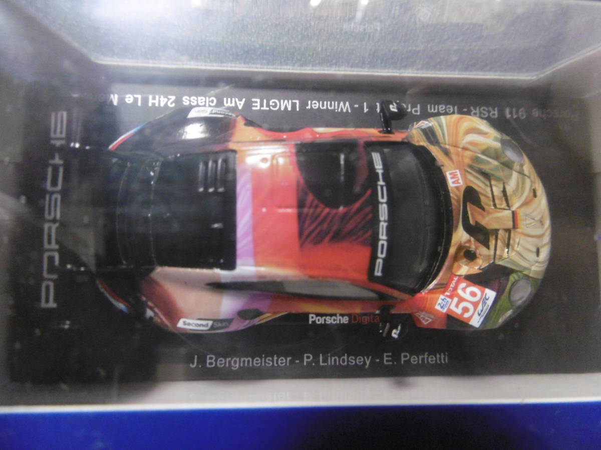 未開封新品 sparky Porsche 911 RSR - Team Project 1 - Winner LMGTE Am class 24H Le Mans 2019_画像3