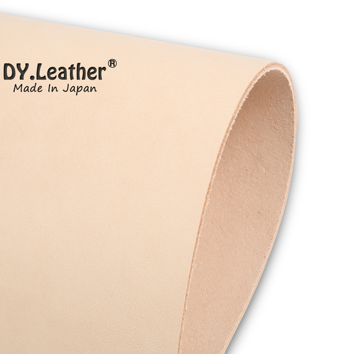 【DY.leather　正品】「A4サイズ×3/品質7/1.5mm」国産新品特価 ヌメ革はぎれ ナチュラル　タンニンタンニンなめし~送料無料~