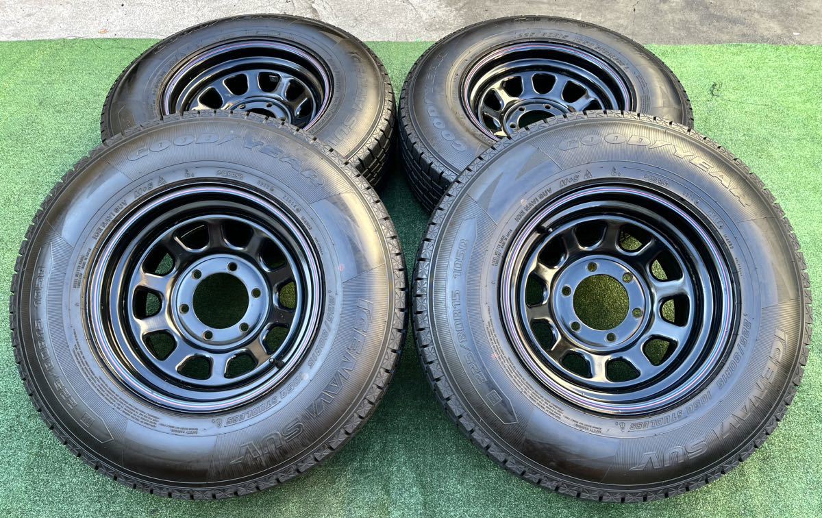 DAYTONA デイトナ15インチホイール&グッドイヤー225/80R15 4本-