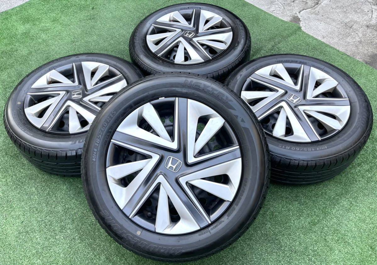 ホンダ ブリヂストン 185/60R15 スチールホイールセット-