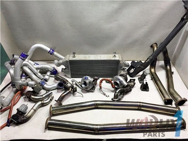 CZ32 フェアレディZで使用 TRUST TD06-20G ツインタービン ウェイストゲート インタークーラー など フルキット VG30DETT GCZ32 ウエスト