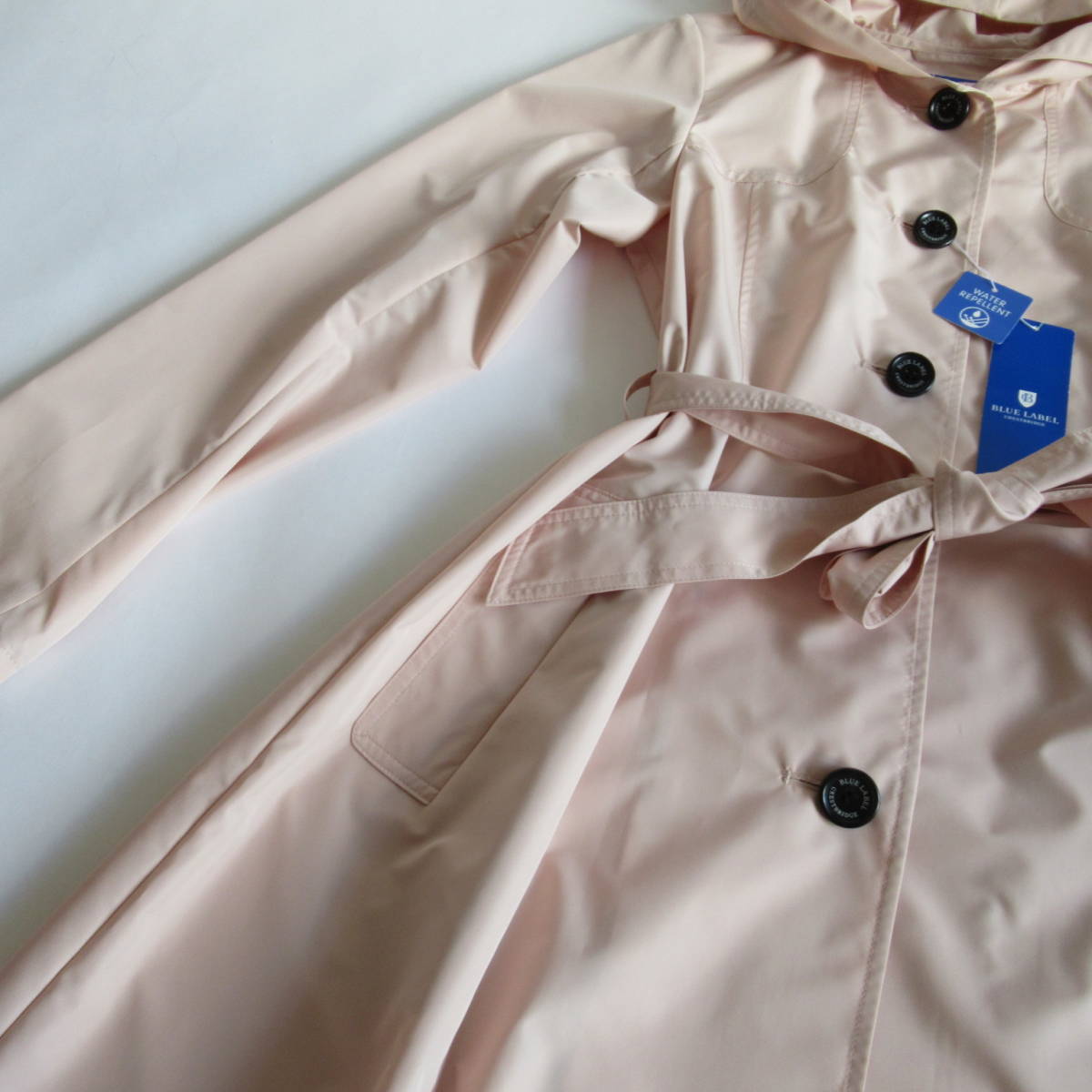 ##202212 prompt decision # Blue Label k rest Bridge new goods pink weather proof tough ta coat / raincoat 36