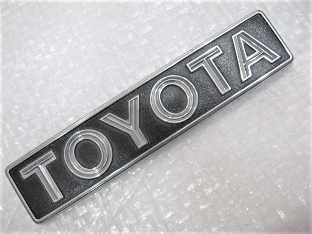 ★希少 TOYOTA クラウン 12系120系? 13系130系? 75431-30170 MS125GS121MS135MS137? エンブレム 1点 旧車 中古4_画像1