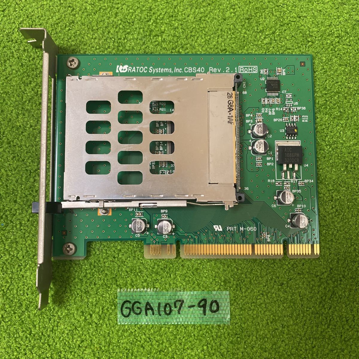 GGA107-90 PCカードアダプタ REX-CBS40 Rev 2.1 通電、認識のみ確認 ジャンク 同梱可能の画像1