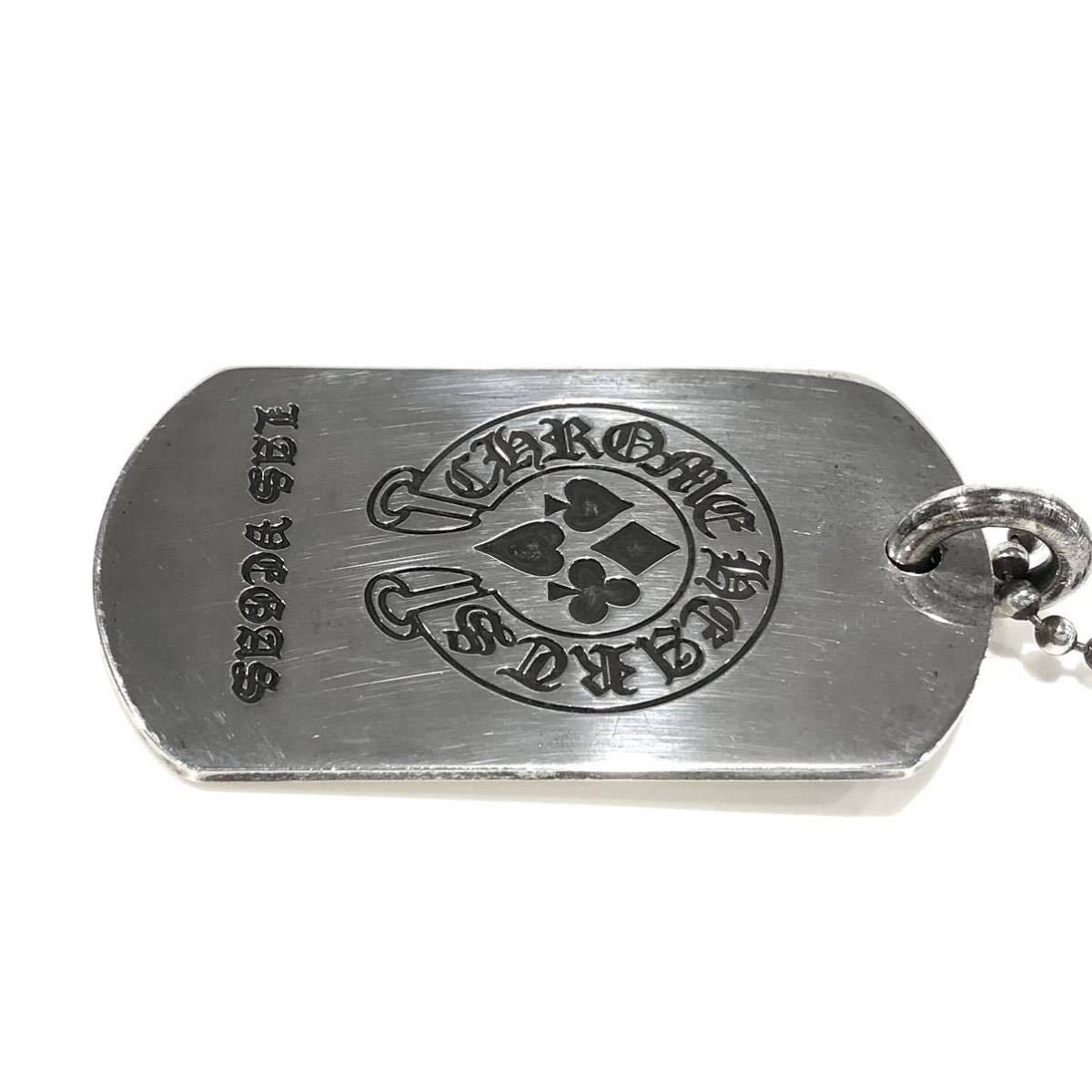 CHROME HEARTS クロムハーツ ドッグタグ ボールチェーン CHROME HEARTS クロムハーツ ドッグタグ ボールチェーン