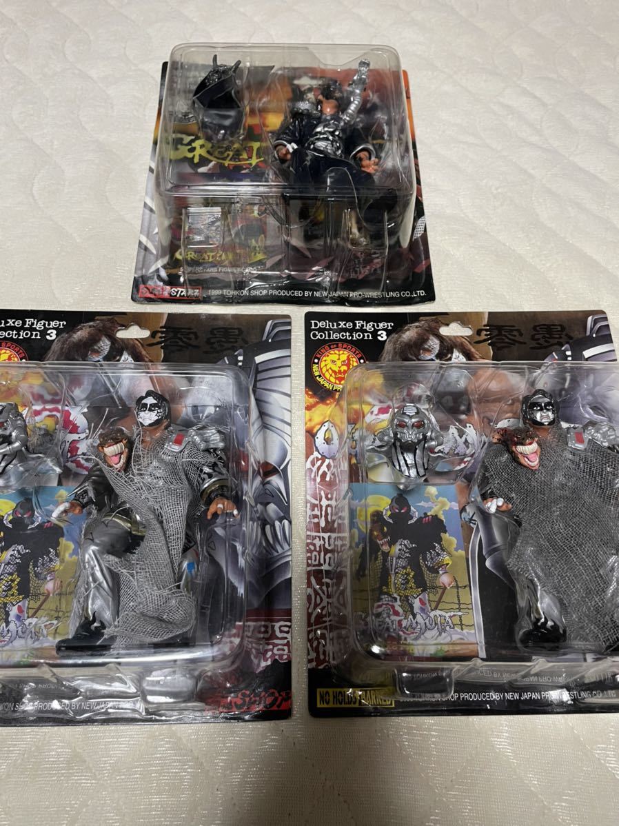 グレート ムタ 銀顔 白顔 キャラプロ DXフィギュア 3体セット 武藤敬司
