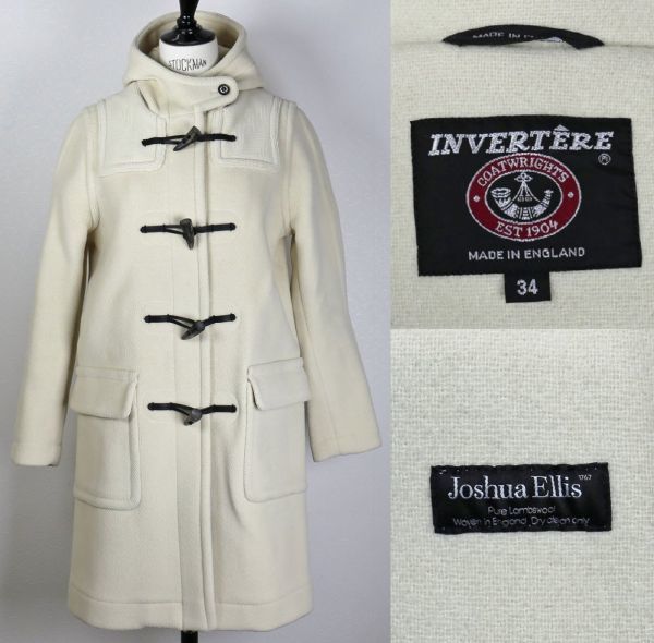 イングランド製 INVERTERE インバーティア Joshua Ellis N.ABBOT ダッフルコート 34 b6076