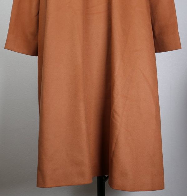 FOXEY フォクシー カシミヤ ノーカラー ベルト コート 40 cashmere coat b6195_画像8