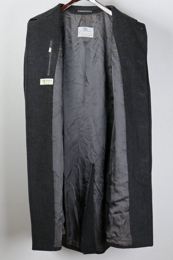 VINTAGE ヴィンテージ Aquascutum アクアスキュータム カシミヤ ステンカラー コート b6055_画像9