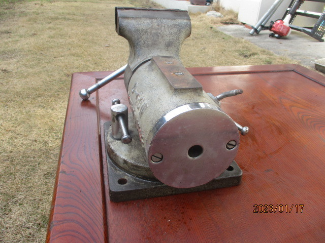 オーゴン O-GON PATENT VISE RIO-125 卓上回転台付 縦横自在 万力