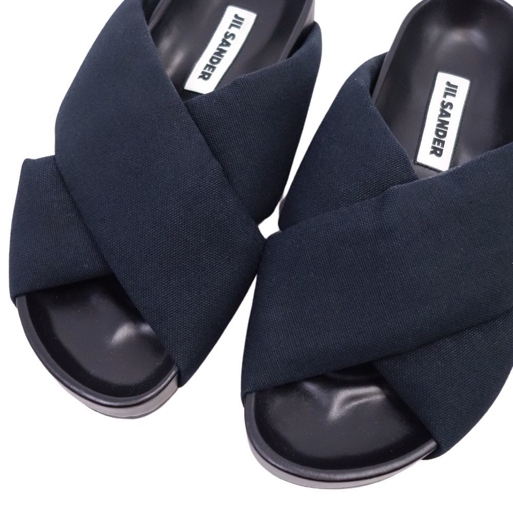 1着でも送料無料 JIL SANDER サンダル ホワイト×ブラック 40 i9tmg.com.br