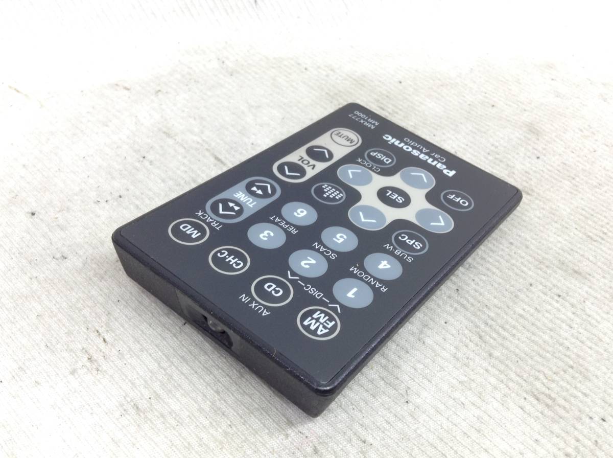 Y-2357 Panasonic MRX777 MR1000 audio for remote control prompt decision guaranteed 