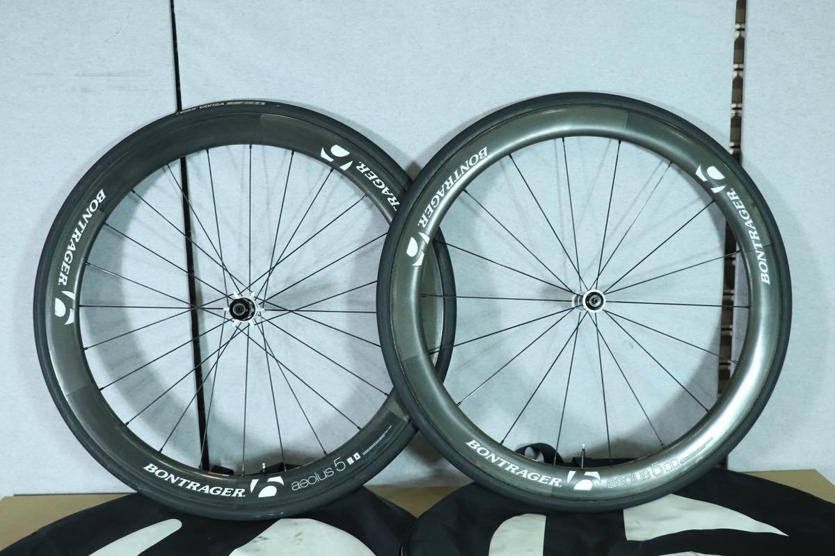 格安高品質 BONTRAGER aeolus5チューブラー カーボンホイール W5dqB