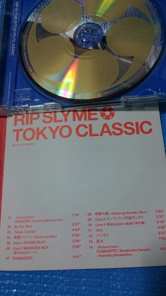 RIP SLYM CD TOKYO CLASSIC リップ・スライム_画像3