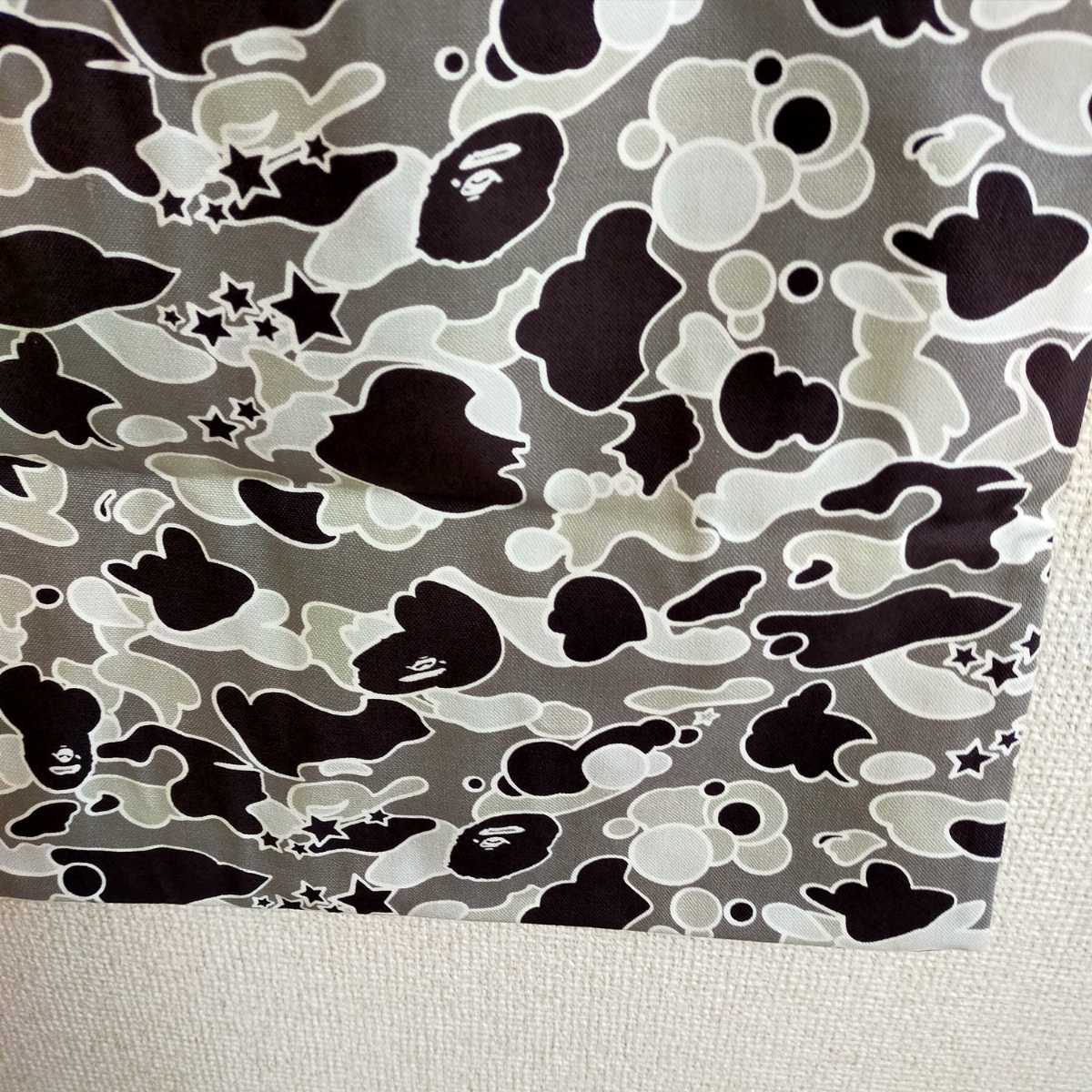 a bathing ape ア ベイシング エイプ 大型巾着袋 bape foot soldier シューズ バッグ スニーカー ベイプ フットソルジャー psyche camo