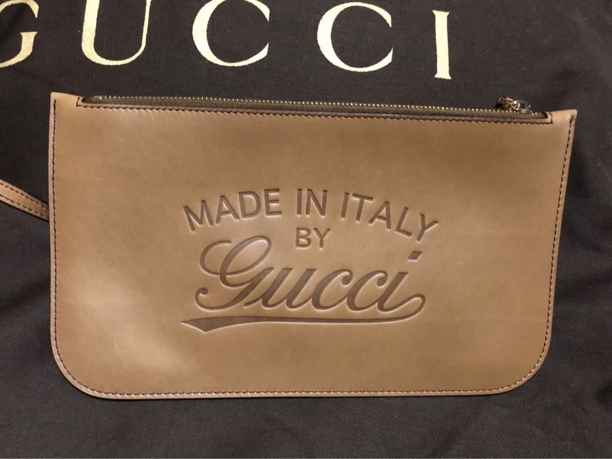 希少】GUCCI ポーチ付き GG柄 トートバッグ ベージュ GGキャンバス