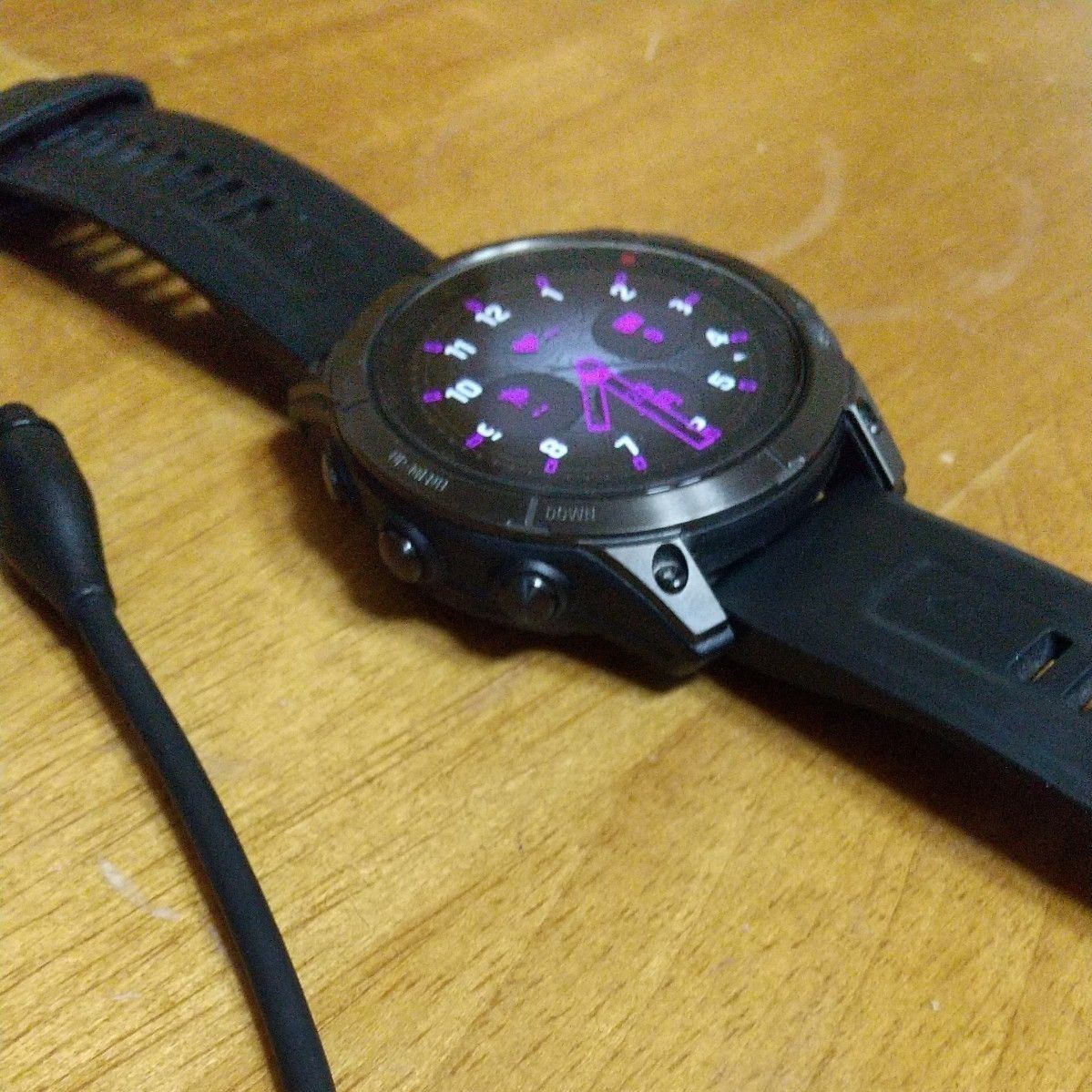 GARMIN epix Sapphire BK スマートウォッチ、ウェアラブル端末